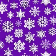 Christmas seamless pattern with paper snowflakes N4
