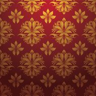 Gold and Red Pattern