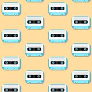old vintage audio tapes icon N2