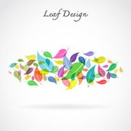 leaves design on white background N2