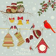 Set of Christmas elements N3