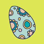 Easter background with eggs N2