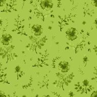 flowers watercolor pattern N3