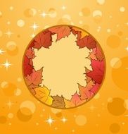 autumn frame made in maples