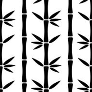 Seamless pattern with bamboo trees N3