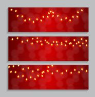 Abstract Beauty Glowing Light Background Vector Illustration