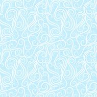 Light blue vector swirl seamless pattern