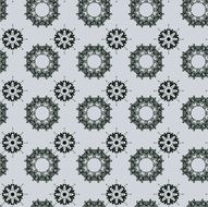 Seamless stylized flowers tile