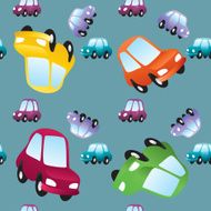 Vector baby toy cars seamless pattern N4