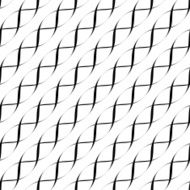 Black and white seamless pattern twist line style N10