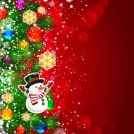 Christmas background with tree branches N5