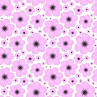 Floral Seamless Pattern Background Vector illustration N10