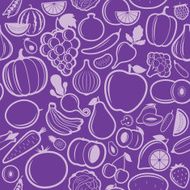 Fruits and Vegetables seamless pattern N5