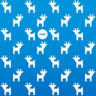 Abstract Chinese New year pattern with goats Vector background