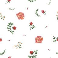 flowers watercolor pattern N9