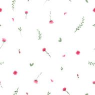 flowers watercolor pattern N11