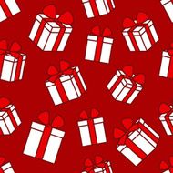 Seamless pattern with gift boxes N9