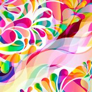 Abstract colorful arc-drop background N3
