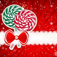 Christmas background with christmas decor elements N2