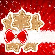 Christmas background with christmas decor elements N7