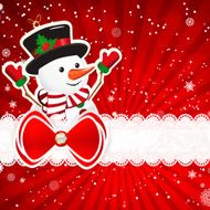 Christmas background with christmas decor elements N8