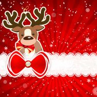 Christmas background with christmas decor elements N9
