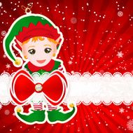 Christmas background with christmas decor elements N10