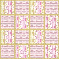 Patchwork seamless pattern ornament design background