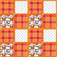 Patchwork seamless pattern ornament design background N2