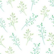Watercolor flower seamless pattern N6
