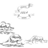 background with waves N4