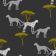 Seamless pattern with savanna animals-05 N2
