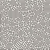 Vector seamless pattern in the form of a labyrinth N5