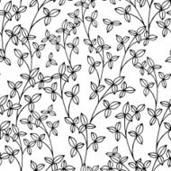 Floral vector seamless pattern N10