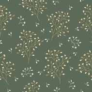 Floral vector seamless pattern N15