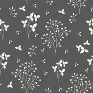 Floral vector seamless pattern N17