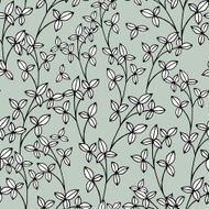 Floral vector seamless pattern N19