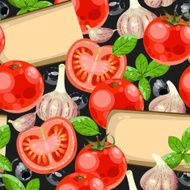 Tomato and cheese seamless