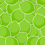 Seamless Pattern Background from Lime Vector Illustration