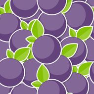 Seamless Pattern Background from Berrys Vector Illustration N2