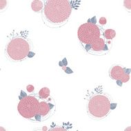 Seamless texture with asters N24