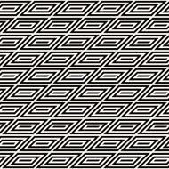 black and white vector pattern of rhombuses