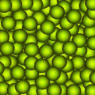 glow green circle abstract background
