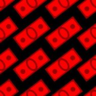 Blood money seamless pattern Dollars on fear and war N2