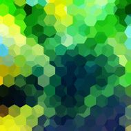abstract background consisting of green hexagons N2