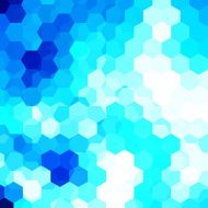 abstract background consisting of blue white hexagons