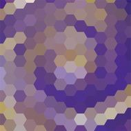 abstract background consisting of purple brown hexagons