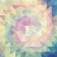 abstract background consisting of pastel triangles