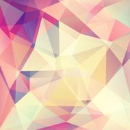 abstract background consisting of yellow orange pink purple triangle