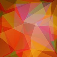 abstract background consisting of red orange brown triangles